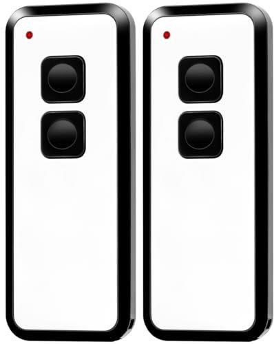 RUIZHI 433,92 MHz Fernbedienung Garagentor, 2 Stück Ersatz Garagentoröffner Kompatibel für Novotron 522, 524, 502 MAX43-2 Handsender, 2-Kanal