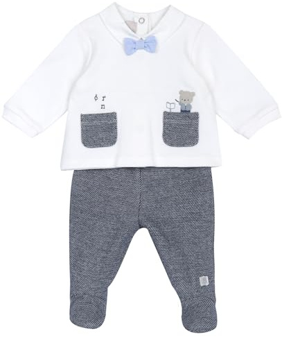 Chicco, Completo Neonato, Set Coprifasce e Ghettine in Morbida Ciniglia, Abbigliamento Bambino 0-24 Mesi, Designed in Italy
