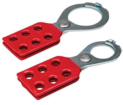 Ganascia di Bloccaggio in Acciaio Con Grillo, 40mm x 111.06mm x 5.69mm, Rosso
