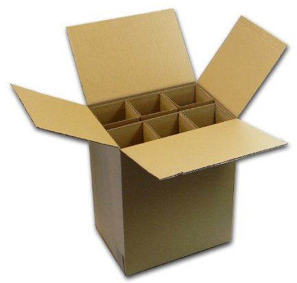 Lot de 50 cartons spéciaux pour expédier 6 bouteilles