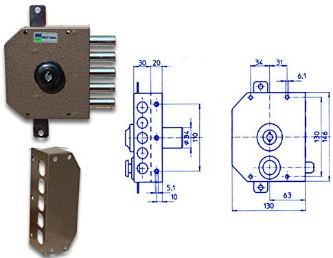 MOTTURA 0920102 Serratura