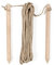 La Cordeline CJN24 Gartenschnur aus naturfarbenen Leinen 10 m mit 2 Pflöcken aus Buche 4 mm 10,2 x 1,5 x 10,2 cm