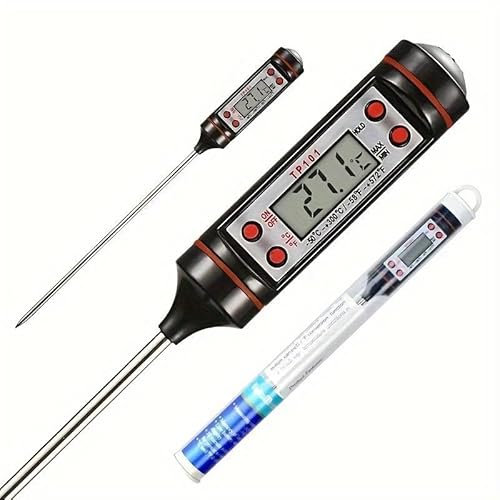 Boolavard® TM Digital Cuisson Alimentaire sonde thermomètre Cuisine BBQ Stylo Type thermomètre à Viande avec écran LCD