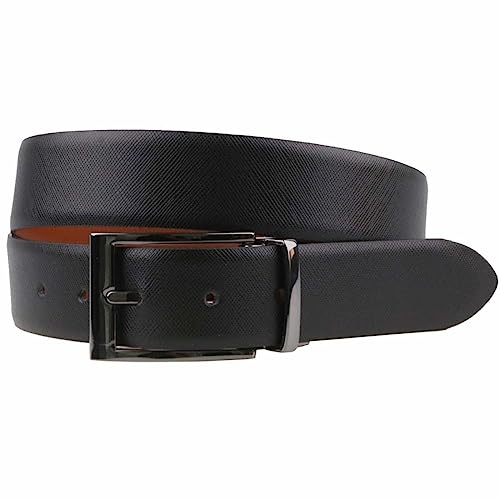 LLOYD Cuir ceinture 2 in 1 Reversible Belt W115 Black/Cognac noir brun raccourcissable réversible