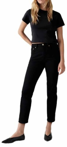 Levi's 501 Crop Jeans Femme, Black Heart, 27W / 28L
