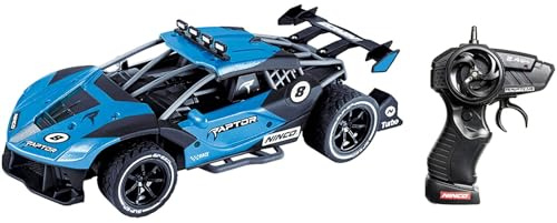 Ninco NincoRacers Raptor Radio Control Car 1/16 Scale Battery and Charger Included 2.4GHz + 6 Years (NH93166) Blue