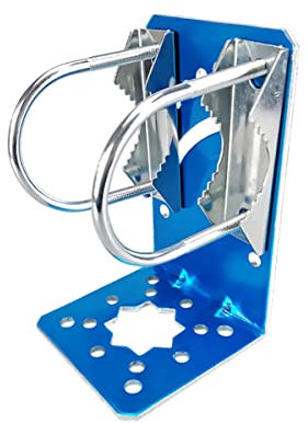 Hsthe Sea Pole Mount Bracket Outside Home Antenna Holder Antenna Pole Mount Kits Wireless bridge network card L-shaped double fixing bracket