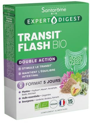 Santarome Transit Flash Bio 15 Comprimés