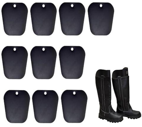 Naisfei 10 Stück Stiefelform Einsätze, 10 Zoll Stiefelformer Formeinsätze, Stiefelspanner Schwarz, Kunststoff Stiefel Ständer Halter, Hohe Stiefelstütze, Stiefel Hohe Unterstützung für Damen und Männ