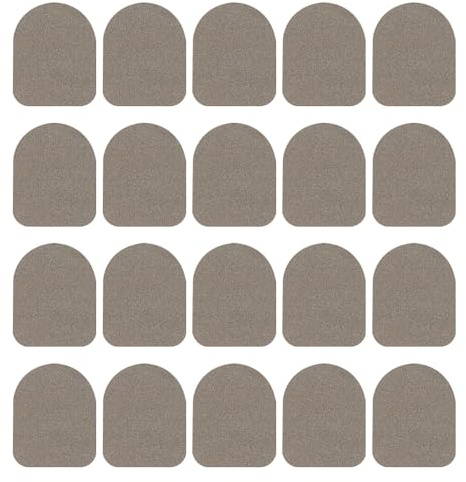 Laroal Autocollants pour écran Tactile de Gants, Autocollants pour Doigts de Jeu Mobile, Couvre-Doigts, Autocollants pour Gants à Cinq Doigts, adaptés à la Plupart des Gants (20 pièces)