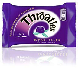 Throaties Pastilles Flow Packs Blackcurrant