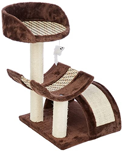 Kerbl Cat Tree Safari, 38 x 38 x 60 cm, Dark Brown