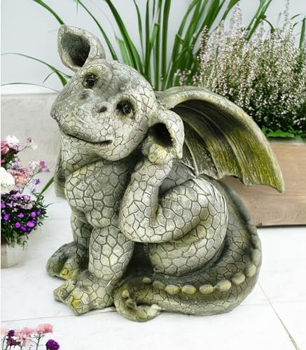 Kremers Schatzkiste l'enfant Dragon se Gratte l'oreille Figure de la gargouille Dragon