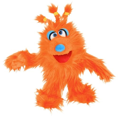 Living Puppets Monster to go Wumms aus Stoff mit Einer Größe von 27cm, W849, Orange