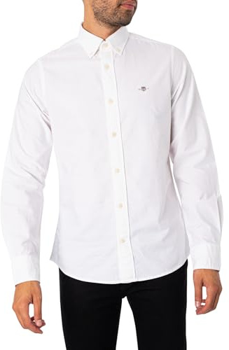 GANT herr Slim Oxford-skjorta Skjorta