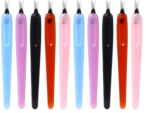 10 Stück Nagelhautentferner Nagelhautentferner Cuticle Remover Cuticle Pusher Nagelhautschneider Nagelhautmesser für Maniküre und Pediküre