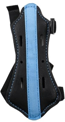 Nicear Protège-bras De Tir À L'arc En Cuir Avec Sangle Réglable Et Trous De Ventilation, Équipement De Protection De 4 Mm D'épaisseur Pour L'entraînement En Extérieur