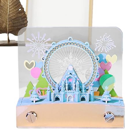Calendario 3D 2026 | Time Piece Calendario 2026 con ruota panoramica, segnatempo strappabile, note adesive per pianificazione del lavoro, pianificazione, organizzazione, scuola, bambini, famiglia