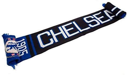 Official CHELSEA FC blauen und schwarzen Schal