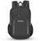 Bekahizar 20L Ultra Lightweight Backpack Foldable Hiking Daypack Rucksack Water Resistant Travel Day Bag for Men Women Kids Outdoor Camping Mountaineering Walking Cycling Climbing (Black)