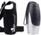 VIVAGLORY Dog Water Bottle & Bottle Holder With Strap Combo for Travel & Walking, Carrier With Adjustable Shoulder Strap, Portable & Stainless Steel for Pet Puppy, 750ml, Black