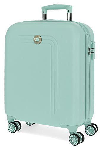 Movom Riga Valise Trolley Cabine Vert 40x55x20 cms Rigide ABS Serrure à combinaison 37L 2,8Kgs 4 roues doubles Bagage à main