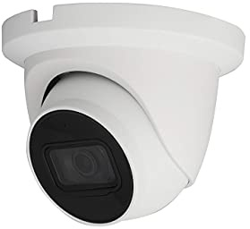 EmpireTech Telecamera IP con cavo IP a torretta 4K Starlight IVS IR, protezione impermeabile IP67, LED IR integrato, microfono incorporato, supporto POE, obiettivo focale fisso, IPC-T2831TM-AS S2 3,6