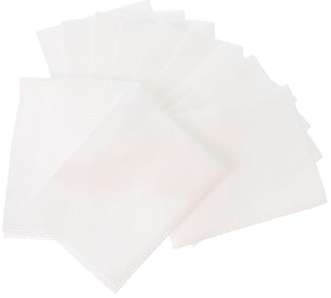 Veemoon 200pcs Makeup Remover Cotton Thin Disposable White Cotton Face Mask for Skin Care Mask Paper Stretchable Beauty Diy Paper