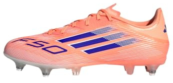 adidas Mens F50 League Soft Ground Football Boots Orange/Blue 9