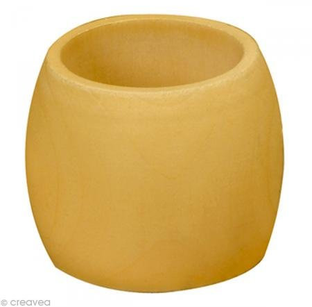 Rond de serviette - Bois - Ø 5,5 cm - Graines créatives