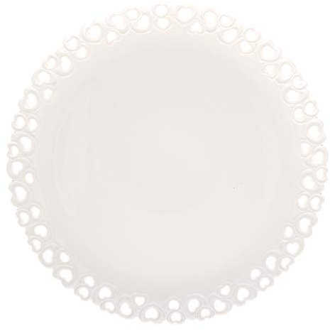 La Porcellana Bianca - Piatto Torta Traforato Valentino