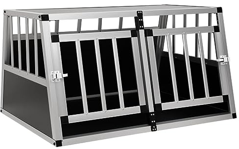 vidaXL Cage pour Chien à Double Porte Boîte de Transport Cage Caisse Animaux