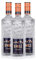 9 Mile Vodka (3 x 0,7 Liter) 37,5% Vol. Alkohol - Flasche inkl. LED-Beleuchtung - Granite Rock Filtrated Premium Wodka - Milder Geschmack - Bekannt aus Rap & HipHop - Als Drink, Shot oder Geschenkidee