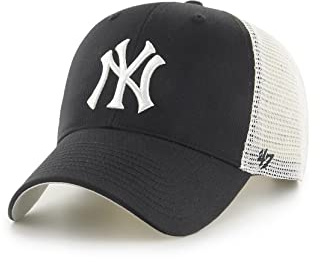 '47 Brand Trucker Cap NY Yankees B-BRANS17CTP-BKK Schwarz Weiß, Size:OneSize