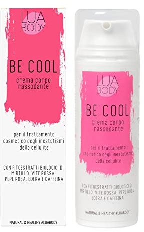 Crema ANTICELLULITE Drenante Forte Biologica - Crema Corpo Rassodante - Crema Tonificante contro la Buccia d'Arancia inestetismi e smagliature - 100% Naturale Rosso