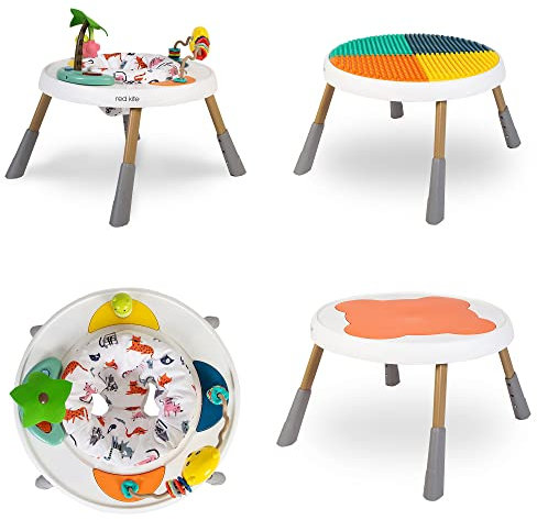 Red Kite Baby Go Round 3 in 1 Play Table - Multi functional 3 in 1 Entertainer and Play Table with 360 Degree Padded Seat