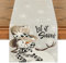 Artoid Mode Schneemann Büffel Plaid Schal Lass Es Schneien Weihnachten Tischläufer, Küche Tisch Dekoration Drinnen Urlaub Party Dekor 40x140 cm