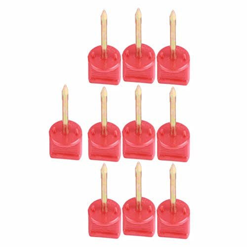 FOLOSAFENAR Bogenschießen-Zielstifte, 10 Stück, bruchsicher, wiederverwendbar, langlebig, 5/16 Zoll Zielflächenstifte für den Außenbereich