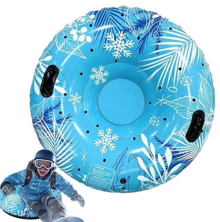Trineo inflable, PVC Trineo Donut Nieve Tubos de Nieve, Trineo de Nieve Para Trineo, Robusto Tubo De Nieve De Suelo Engrosado Trineo, Invierno Al Aire Libre Nieve Esquí Trineo