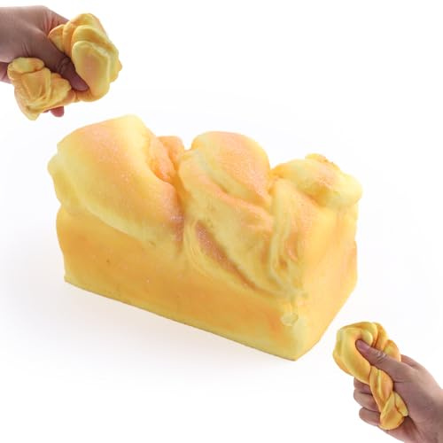 Anboor Flätat bröd squishies långsamt stigande squishies leksak för barn mjukt bröd doftande stressavlastning realistisk mat squish leksak