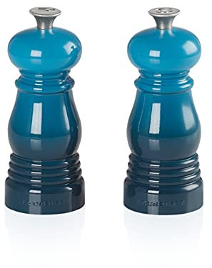 Le Creuset Set de Moulins à Sel et Poivre, Mécanisme en Céramique, Deep Teal, 96002500642000
