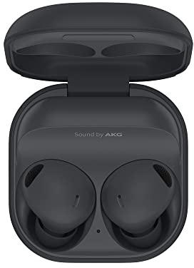 SAMSUNG Galaxy Buds2 Pro Cuffie Bluetooth True Wireless, Cancellazione attiva dei rumori, Carica Wireless, Quality Sound, Resistenza IPX7, [Versione Italiana], Graphite (Ricondizionato)