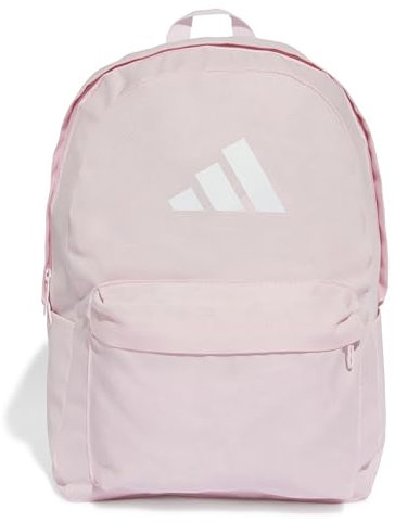 adidas Unisex - Adulto CLASSIC 3BARS BACKPACK, clear pink/white, One Size