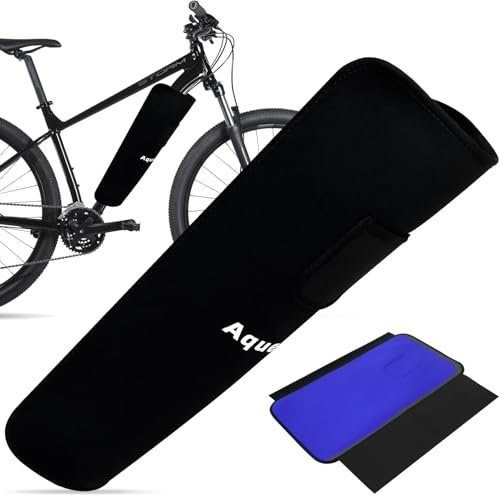 E-Bike Akku Schutzhülle- 6 Lagen-E-Bike Akku Abdeckung zur Verlängerung der Akkulaufzeit, 30-41 cm Umfang Schutz vor Kälte & Schmutz, E-Bike Zubehör als Akkuschutz (Blau)