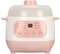 Slow Cooker, 1L Elektronischer Schongarer Multikocher mit 24H Timer Abnehmbarer Kochbehälter mit Keramik-Innentopf und Deckel, für Suppen Eintöpfe Reis und Desserts (ABS+Keramik)