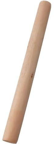 Bonbela Rodillo de Madera para Hornear Rodillo de Fondant Duradero para Alisar Antiadherente de Madera de Haya Premium de 8,3 Pulgadas para Hacer Pan con Masa de Pizza con Construcción