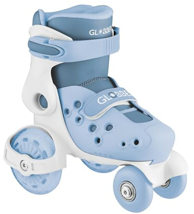 Globber Learning Skates Quad Patins à roulettes en polyuréthane 26-29 avec fermeture 50 mm