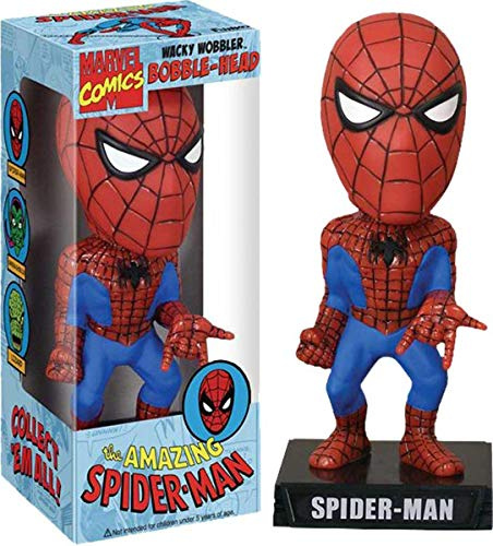 FunKo 024589 Marvel Serier: Den fantastiska Spiderman Wacky Wobbler Bobble-Head figur, 18 cm