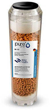 PureOne IR-10 Wasserfilterkartusche. Die Mineralisierungs-Filterkartusche mit Infrarot Keramik Kugeln. Reichern Sie Ihr Wasser mit über 20 Mineralien und Spurenelementen an. Druckstabil.