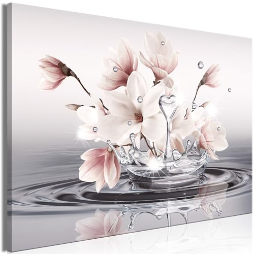 B&D XXL - Acrylglasbild Magnolie Zen Spa, Schlafzimmer, Wohnzimmer, modern